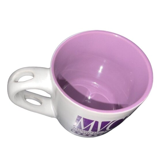 Mountain View Center For The Performing Arts Ceramic Mug Purple & White - Picture 6 of 7